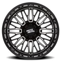 Moto Metal MO809 Stinger GBM 20x9 +18 8x165.1mm 125.1mm Gloss Black Machined