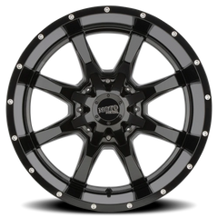 Moto Metal MO970 GB 18x10 -24 8x170mm 125.1mm Gloss Black Milled Rivets