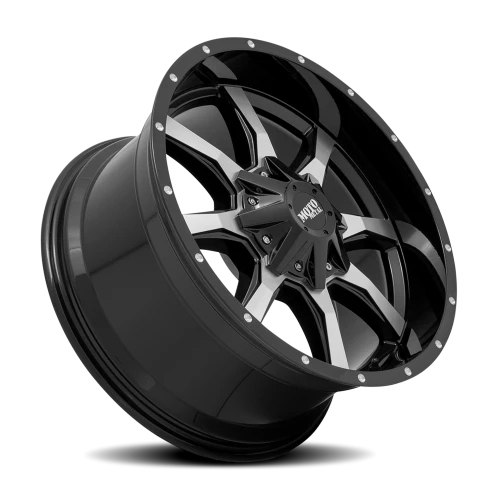 Moto Metal MO970 GBM 20x9 +12 6x135mm 106.1mm Gloss Black Machined Face