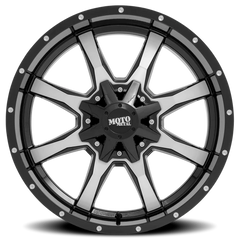 Moto Metal MO970 GBM 20x9 +0 6x135mm 106.1mm Gloss Black Machined Face