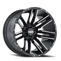 Moto Metal MO978 Razor SBM 20x10 -24 6x135mm 87.1mm Satin Black Machined