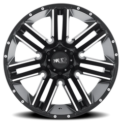 Moto Metal MO978 Razor SBM 20x9 +18 6x135mm 87.1mm Satin Black Machined