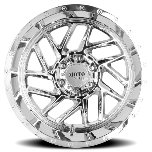 Moto Metal MO985 Breakout CH 16x8 -6 6x120mm 66.9mm Chrome