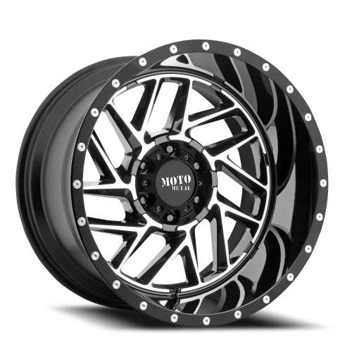 Moto Metal MO985 Breakout GBM 16x8 -6 5x127mm 78.1mm Gloss Black Machined