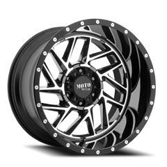 Moto Metal MO985 Breakout GBM 20x12 -44 8x165.1mm 125.1mm Gloss Black Machined