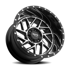 Moto Metal MO985 Breakout GBM 20x12 -44 8x165.1mm 125.1mm Gloss Black Machined