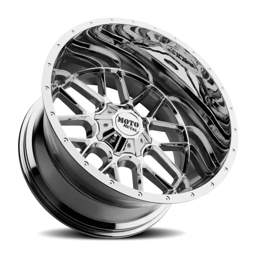 Moto Metal MO986 Siege CH 20x9 +0 6x120mm 78.3mm Chrome