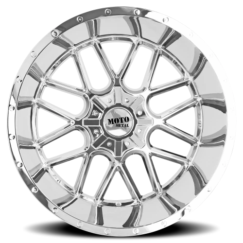 Moto Metal MO986 Siege CH 20x12 -44 6x135mm 106.25mm Chrome