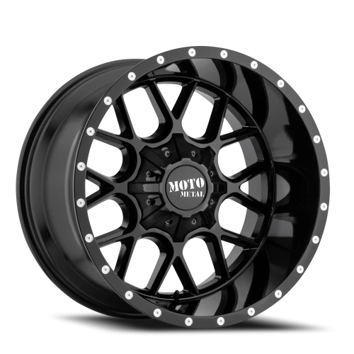 Moto Metal MO986 Siege GB 20x9 +0 5x127mm 78.3mm Gloss Black