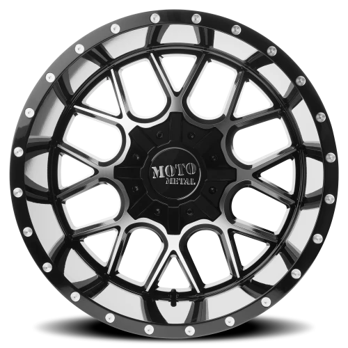 Moto Metal MO986 Siege GBM 20x10 -18 6x135mm 106.25mm Gloss Black Machined