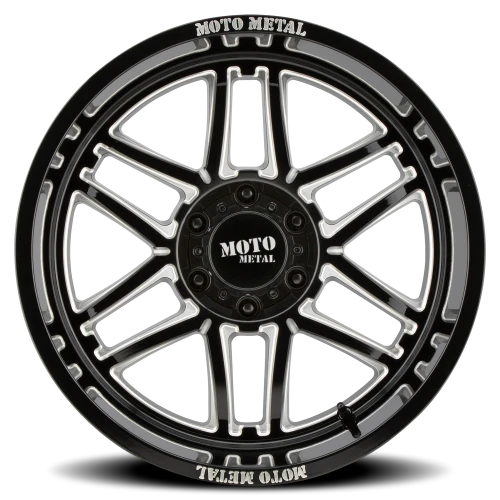 Moto Metal MO992 Folsom GB-M 20x12 -44 5x139.7mm 78mm Gloss Black Milled