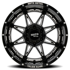 Moto Metal MO993 Hydra GB-M 20x9 +18 6x120mm 66.9mm Gloss Black Milled
