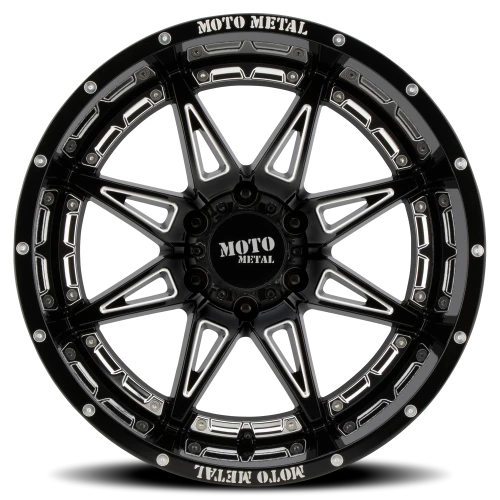 Moto Metal MO993 Hydra GB-M 20x9 +0 8x180mm 124.2mm Gloss Black Milled
