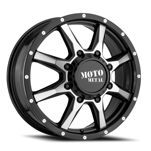 Moto Metal MO995 Dually GBM 20x8.3 +127 8x165.1mm 125.5mm Gloss Black Machined