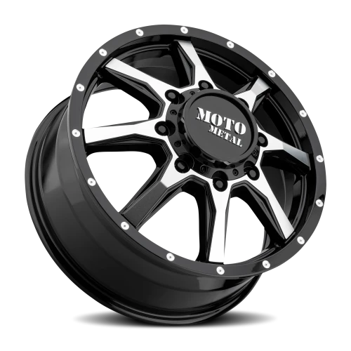 Moto Metal MO995 Dually GBM 20x8.3 +127 8x165.1mm 125.5mm Gloss Black Machined