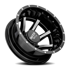 Moto Metal MO995 Dually GBM 17x6.5 -155 8x200mm 142mm Gloss Black Machined