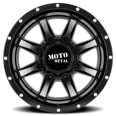 Moto Metal MO995 Dually GBM 17x6.5 -155 8x200mm 142mm Gloss Black Machined