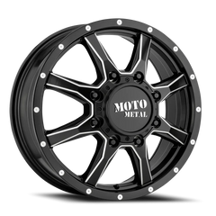 Moto Metal MO995 Dually SB-M 20x8.3 +127 8x165.1mm 125.5mm Satin Black Milled