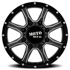 Moto Metal MO995 Dually SB-M 20x8.3 +127 8x165.1mm 125.5mm Satin Black Milled