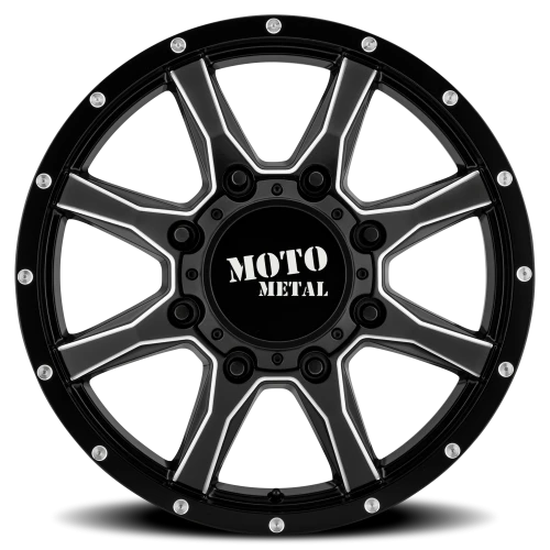 Moto Metal MO995 Dually SB-M 20x8.3 +127 8x200mm 142mm Satin Black Milled