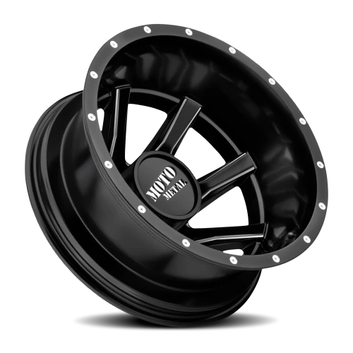Moto Metal MO995 Dually SB-M 17x6.5 -140 8x200mm 142mm Satin Black Milled