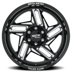 Moto Metal MO996 Ripsaw 20x12 -44 5x139.7mm 78mm Gloss Black Milled