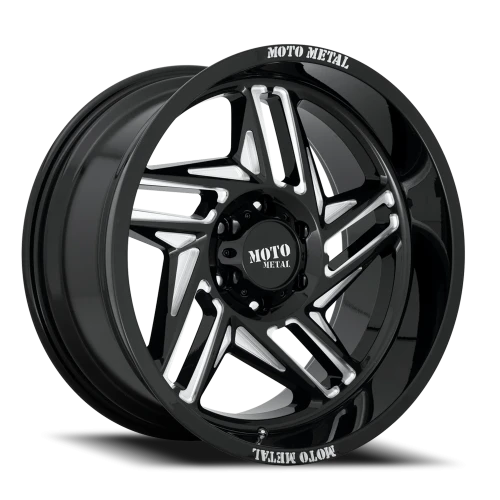 Moto Metal MO996 Ripsaw 20x10 -18 6x135mm 87.1mm Gloss Black Milled