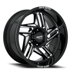 Moto Metal MO996 Ripsaw 20x12 -44 6x135mm 87.1mm Gloss Black Milled