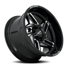 Moto Metal MO996 Ripsaw 20x12 -44 6x135mm 87.1mm Gloss Black Milled