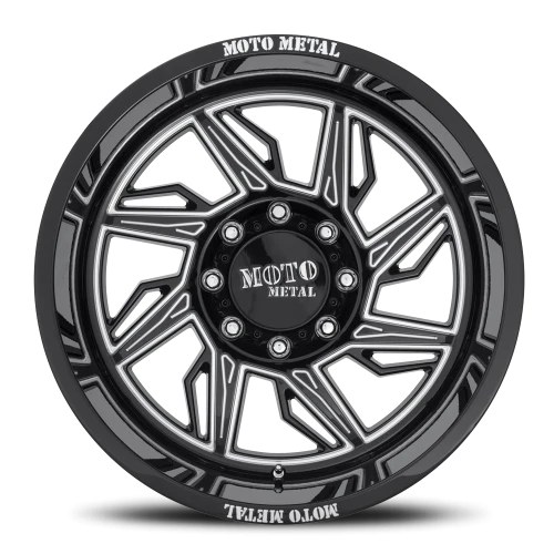 Moto Metal MO997 Hurricane 22x12 -44 6x135mm 87.1mm Gloss Black Milled-Right Directional