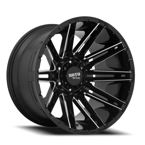 Moto Metal MO998 Kraken 22x10 -18 5x139.7mm 78mm Gloss Black Milled