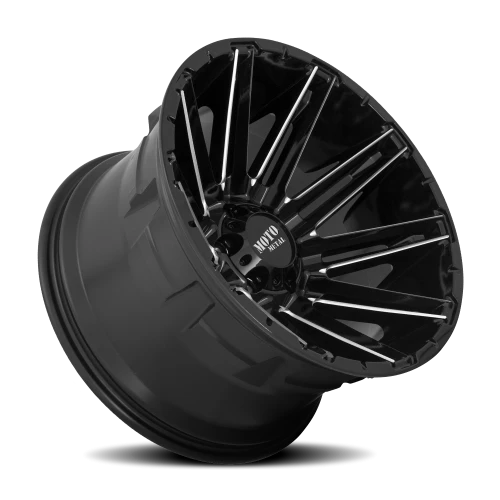 Moto Metal MO998 Kraken 20x9 +0 8x180mm 124.2mm Gloss Black Milled