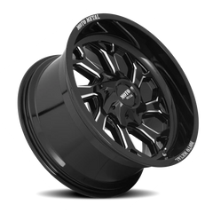 Moto Metal MO999 GB-M 22x12 -44 8x170mm 125.1mm Gloss Black Milled