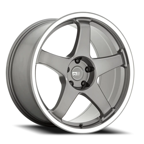 Motegi MR151 CS5 GY 19x8.5 +30 5x100mm 56.15mm Gunmetal Machined Lip
