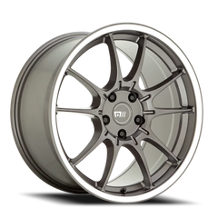 Motegi MR152 SS5 GY 17x8 +45 4x108mm 63.4mm Gunmetal Machined Lip