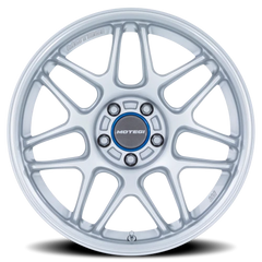 Motegi MR158 Tsubaki SD 18x9.5 +25 5x114.3mm 72.56mm Hyper Silver Machined Lip