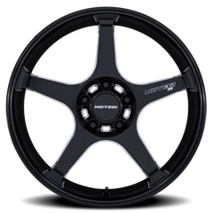 Motegi MR159 Battle V BX 17x9.5 +35 5x114.3mm 72.56mm Gloss Blackbird Metallic