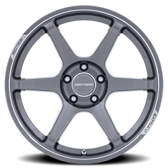 Motegi MR160 Battle VI AD 18x8.5 +30 5x100mm 56.15mm Gloss Gunzilla Machined Lip