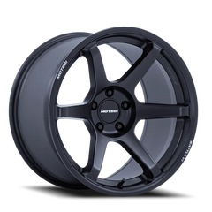 Motegi MR160 Battle VI MX 18x9.5 +25 5x114.3mm 72.56mm Matte Blackbird Metallic