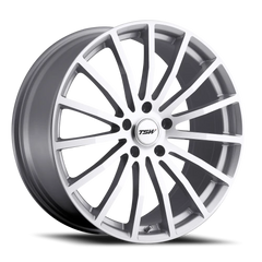 TSW Mallory 5 SL 20x10 +25 5x114.3mm 76mm Silver Mirror Cut Face