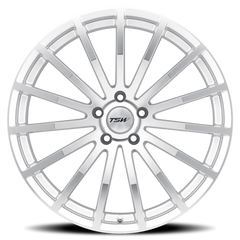 TSW Mallory 5 SL 20x10 +25 5x114.3mm 76mm Silver Mirror Cut Face