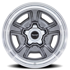 American Racing Marauder AD 22x10 +6 5x139.7mm 87.1mm Anthracite Diamond Cut Lip