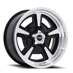 American Racing Marauder BD 22x9 +6 5x127mm 78.1mm Gloss Black Machined-Diamond Cut Lip