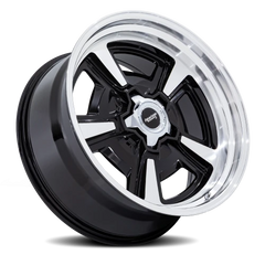 American Racing Marauder BD 22x9 +6 5x120.65mm 72.56mm Gloss Black Machined-Diamond Cut Lip