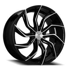 Lexani Wheels Matisse 669 BG 20x10 +38 5x112mm 74.1mm Gloss Black Milled