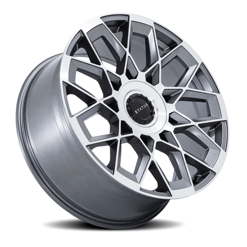 Status Matrix AD 22x9.5 +20 5x112mm 74.1mm Anthracite Mirror Face