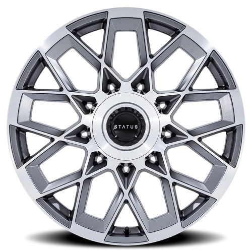 Status Matrix AD 22x9.5 +20 5x112mm 74.1mm Anthracite Mirror Face