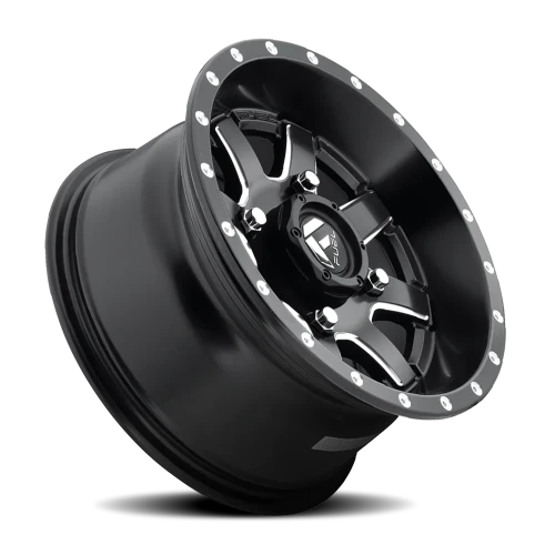 Fuel Maverick UTV D538 15x7 +13 4x136mm 110.2mm Matte Black Milled