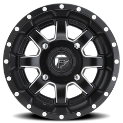Fuel Maverick UTV D538 15x10 +0 4x137mm 110.2mm Matte Black Milled