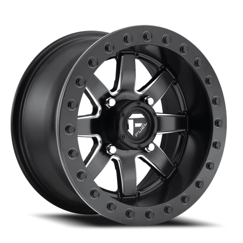 Fuel Maverick UTV D928 15x8 +0 4x156mm 132mm Matte Black Beadlock